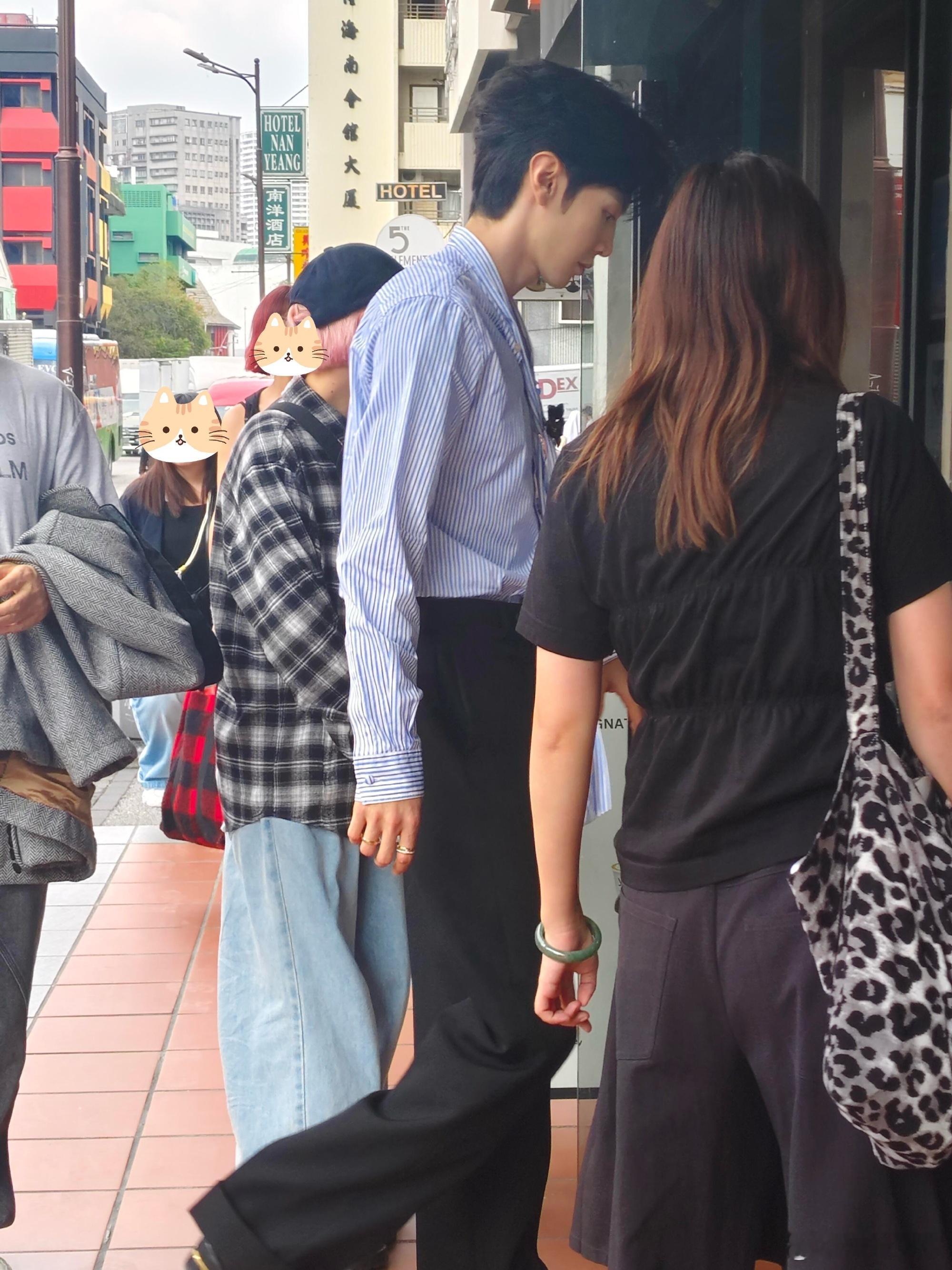 网友在马来西亚偶遇陈哲远 网友在马来西亚偶遇陈哲远，好优越的比例！！