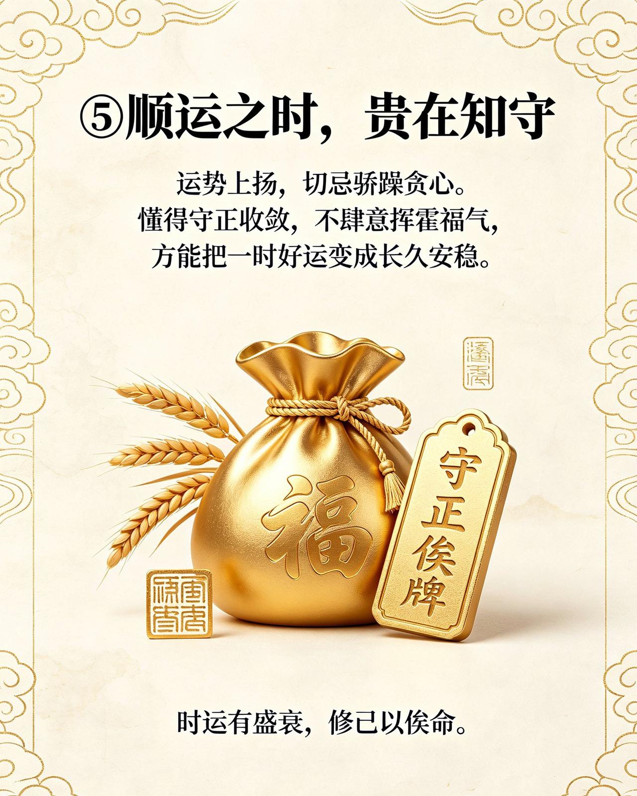 近日翻到列子当年拒受郑相子阳赠粮的旧事，忽然参透了“时运有盛衰，修己以俟命”的真