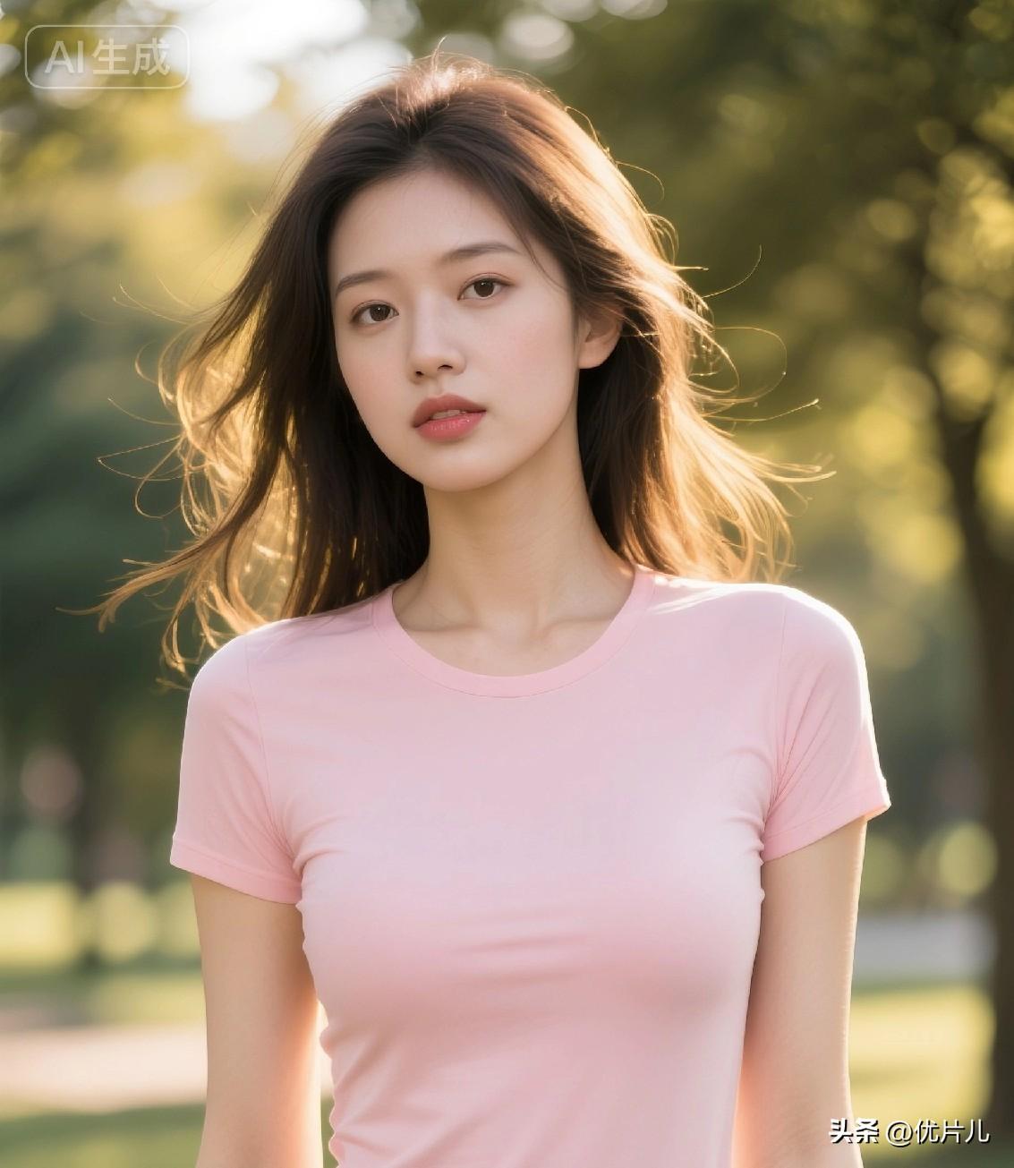 阳光是最好的滤镜！阳光下的女孩，清新自然。
春日氛围感穿搭  治愈系日常    