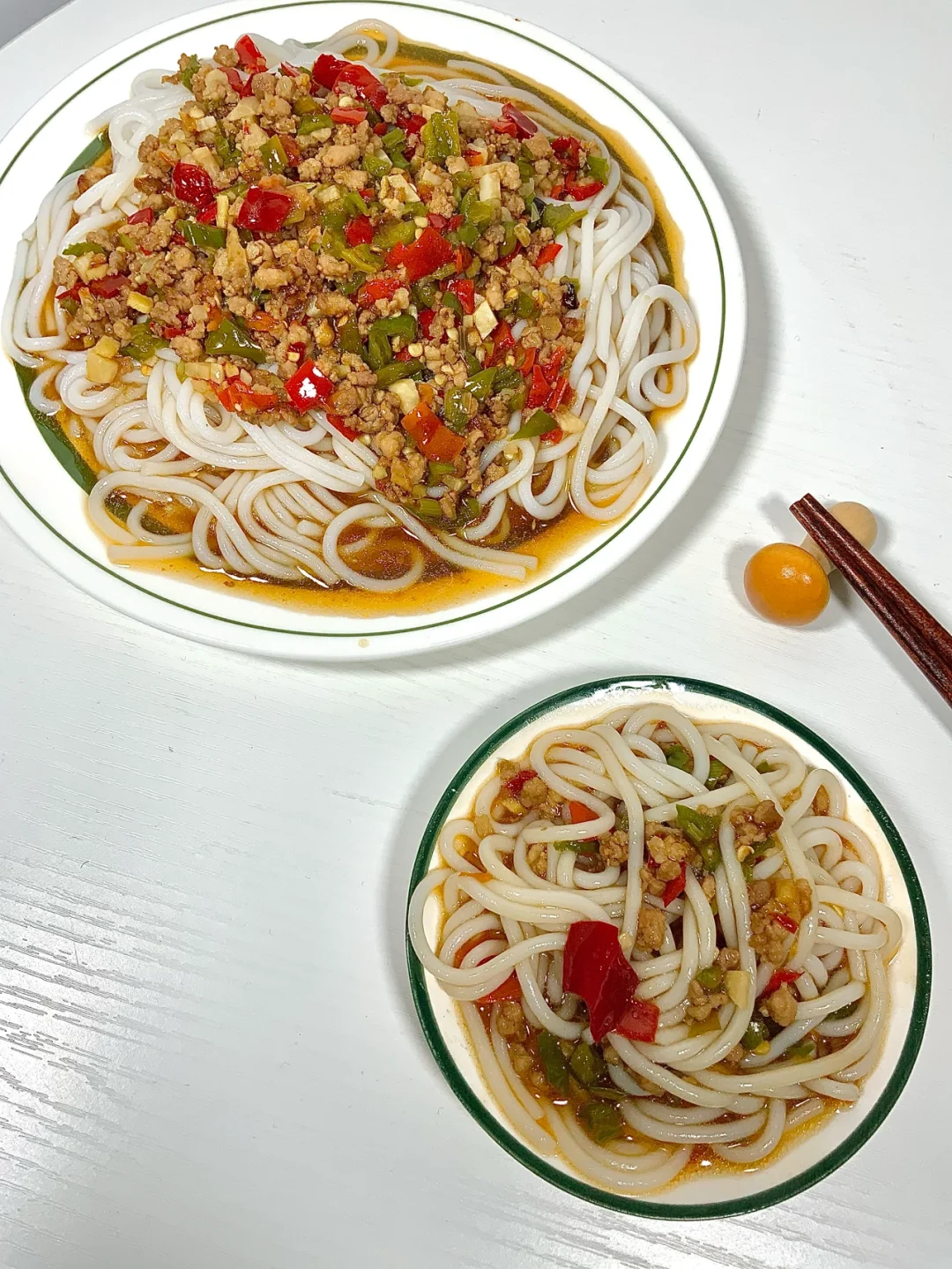 剁椒肉酱拌粉｜香香辣辣🌶️超级开胃好吃🥺