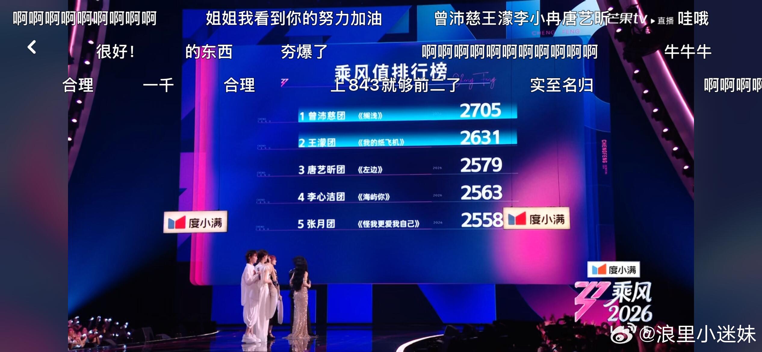 乘风2026四公曾沛慈团 曾沛慈团916分总分排名目前第一实时讨论 