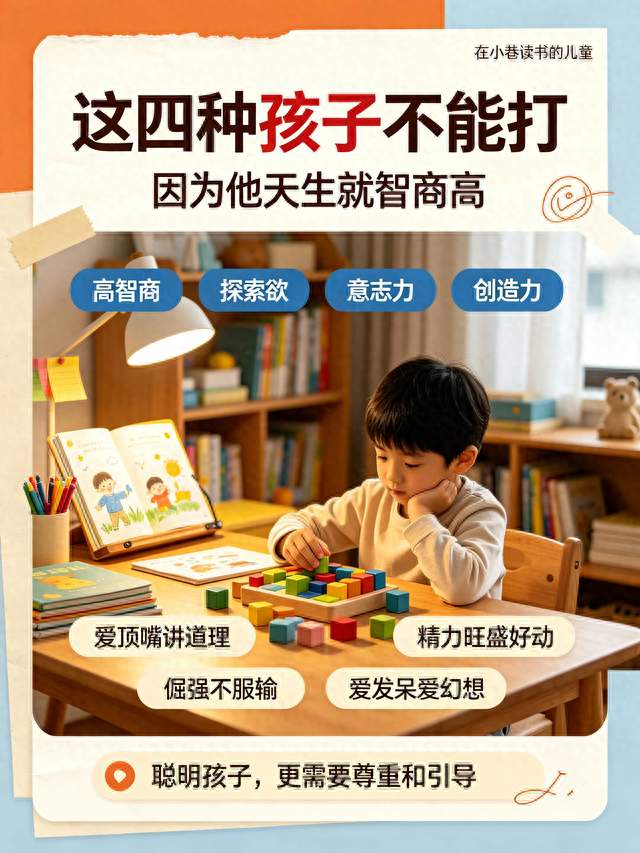 这四种孩子不能打，因为他天生就智商高
