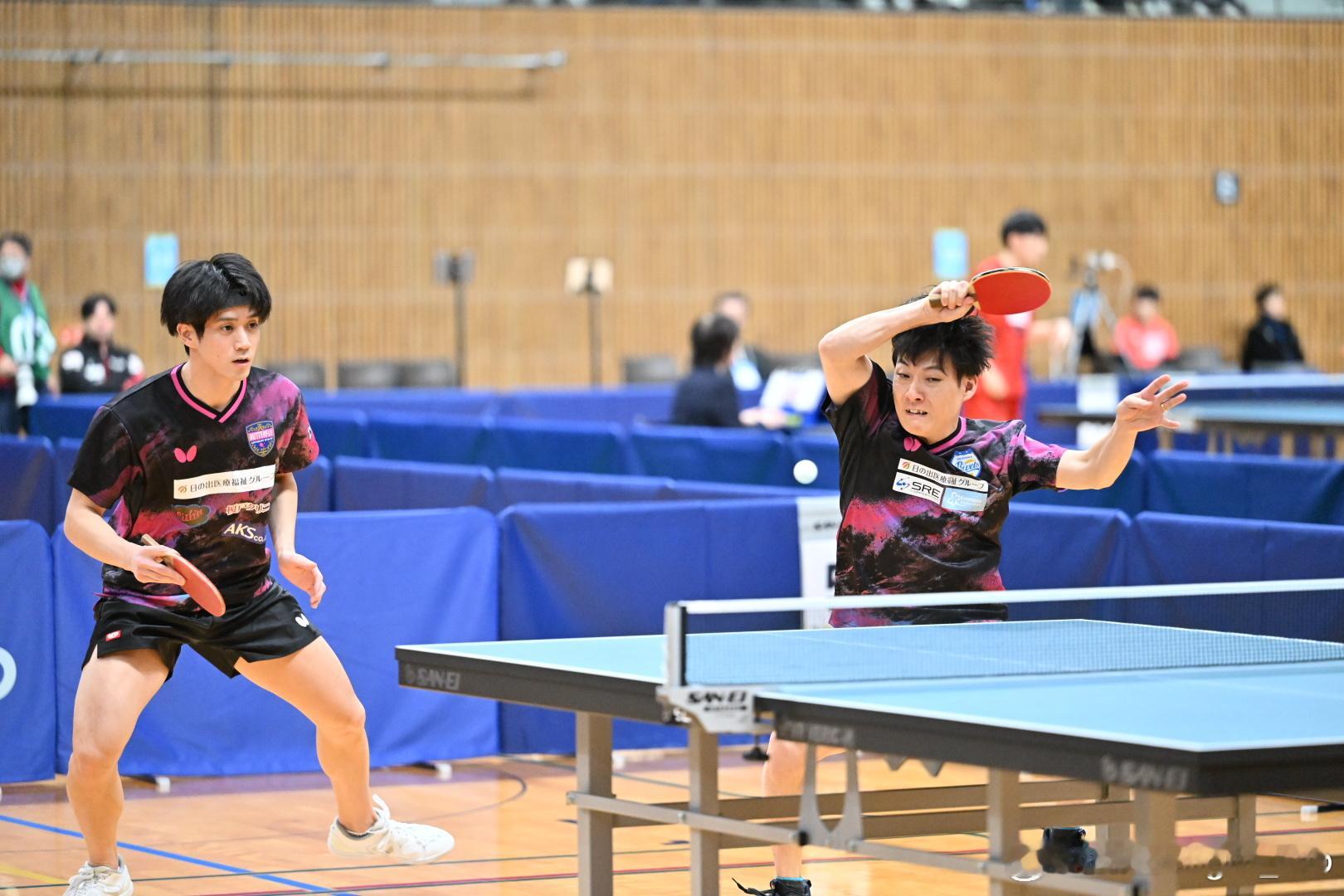 全日锦男子双打第4轮 篠塚大登／谷垣佑真3-2田原彰悟／酒井明日翔铃木飒/萩原启