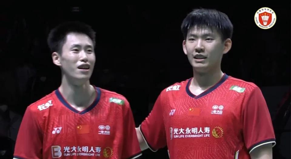 男双刘雨辰/欧烜屹组合晋级下一轮！

刘雨辰/欧烜屹 21-16、21-14 