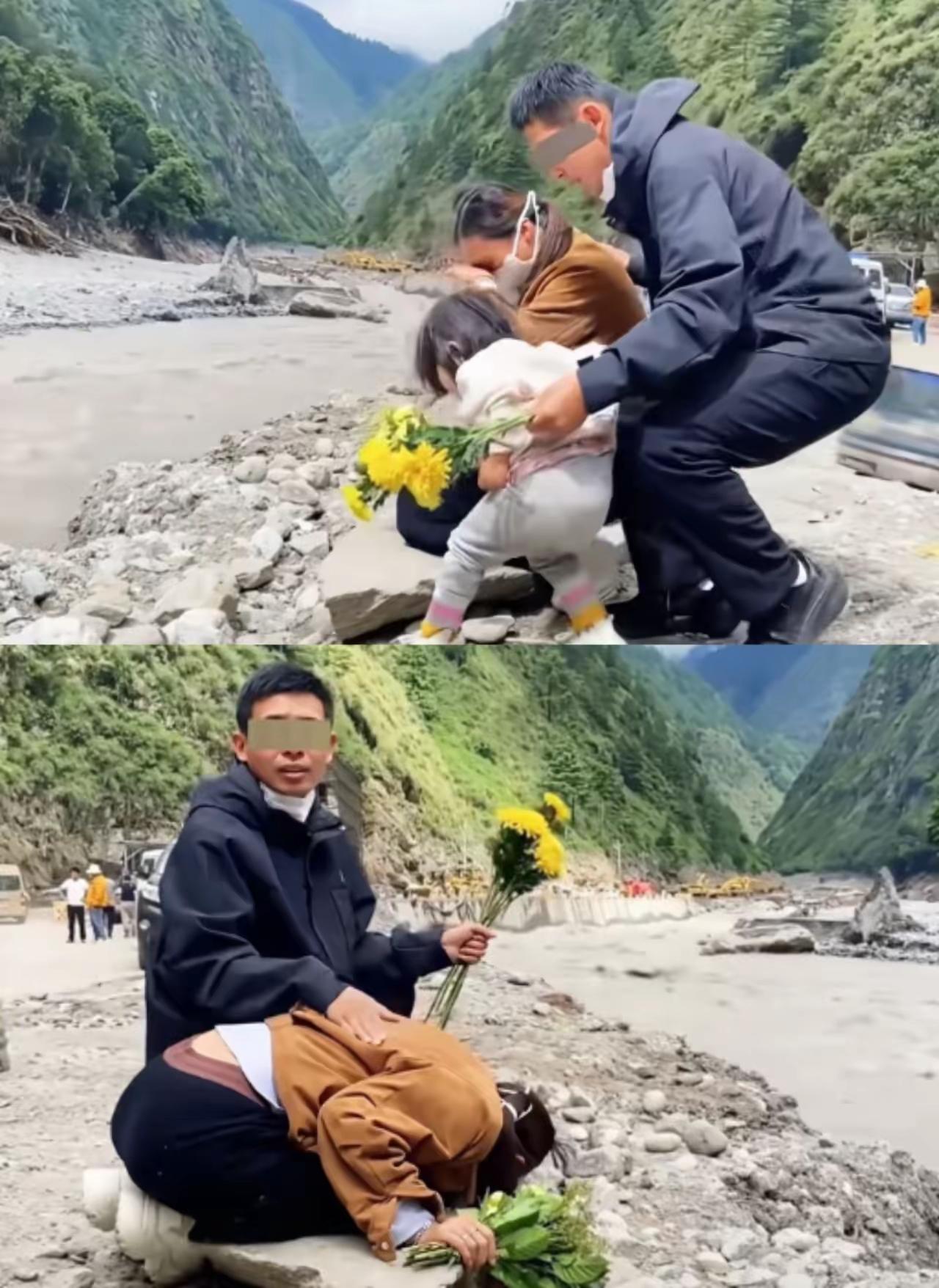 连祭拜都不知道朝哪个方向，光是想想心里就堵得难受。

口岸这位因公殉职的工作人员
