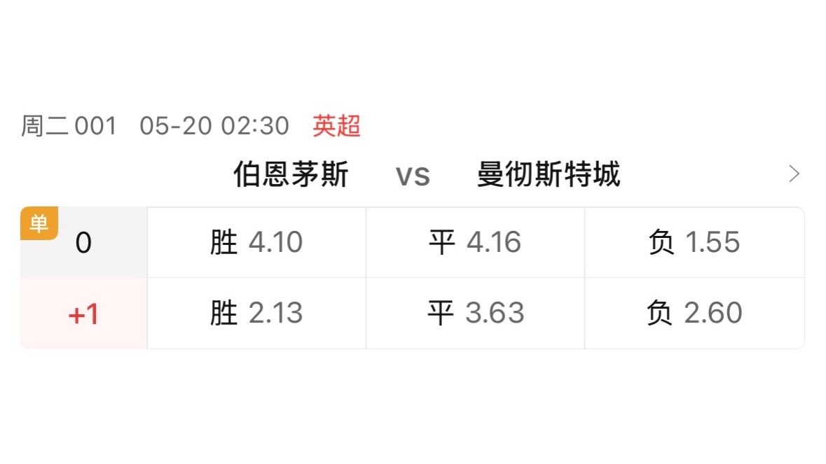 曼城这场，开了单关。本身倒不算意外，不过算算时间，赛季快收尾了，这是他们和阿森纳