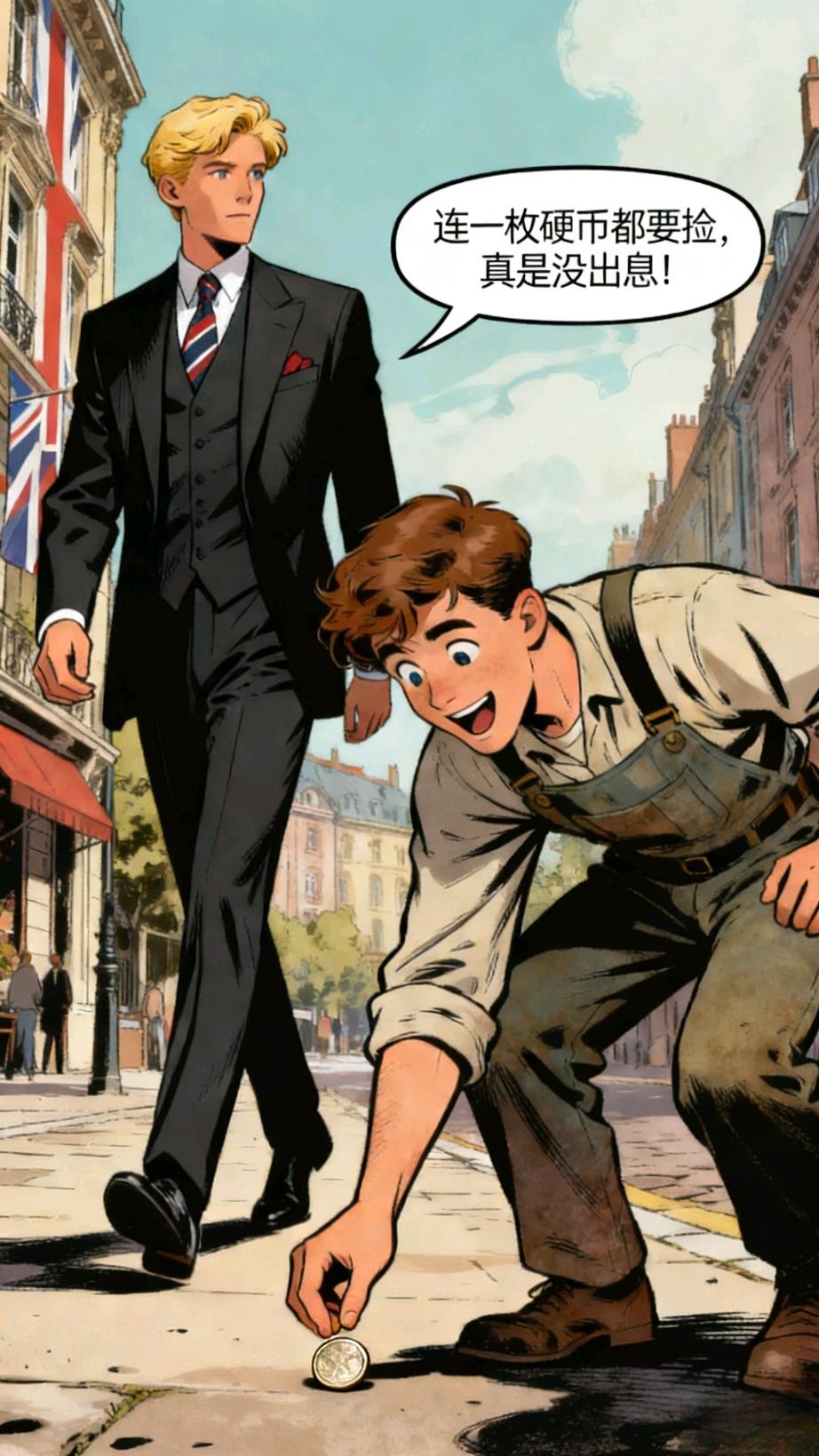 看完漫画，你会想到哪一句话？
“选择大于努力”？
“屁股决定脑袋”？
“细节决定