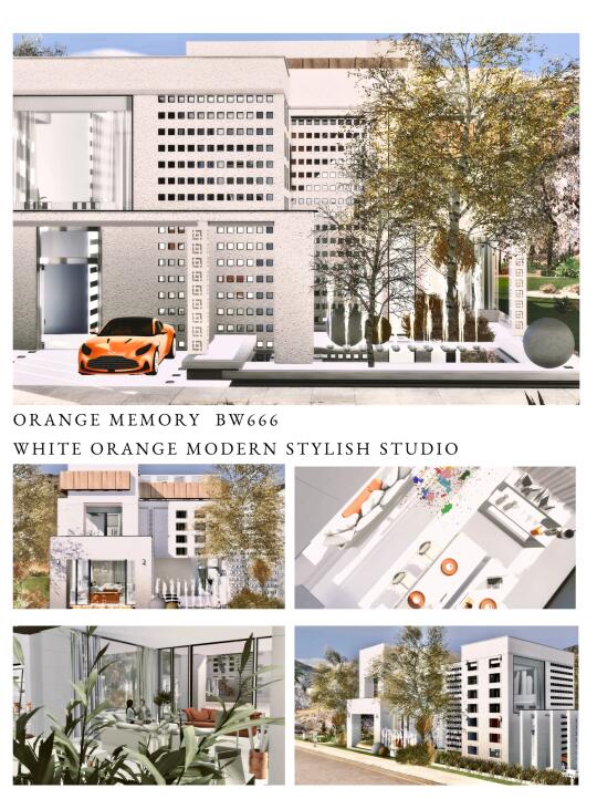 模拟人生4 橙色回忆 30X20 ｜沙漠现代别墅