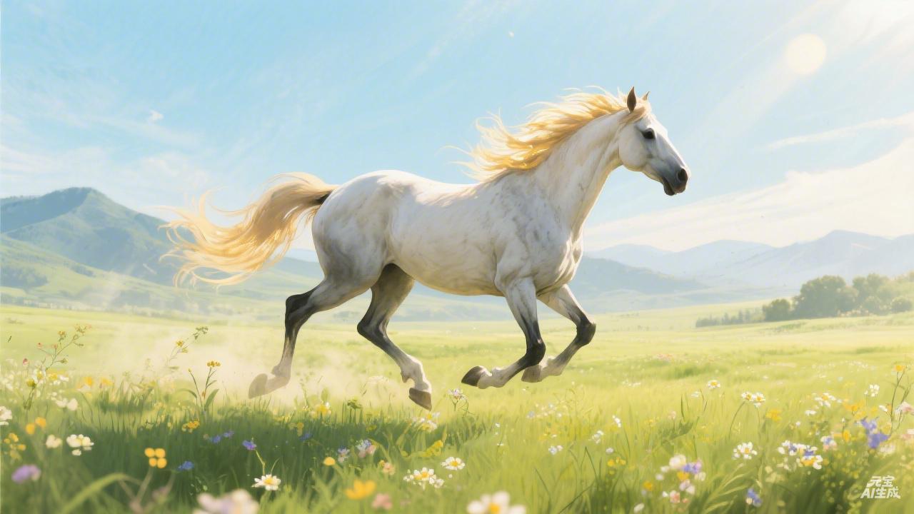 若说春风有足迹，那定是哒哒的马蹄——不急不缓，从南到北，踏破了残冬最后一道冰封的