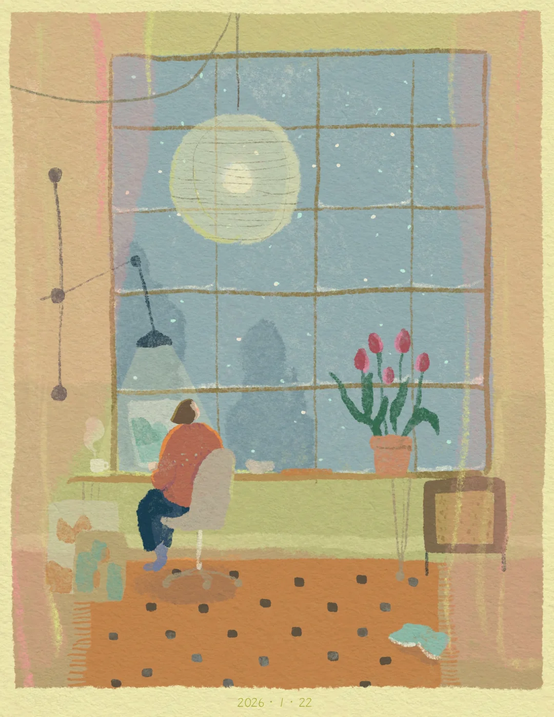 冬日，藏心，体会丰富的安静🪞