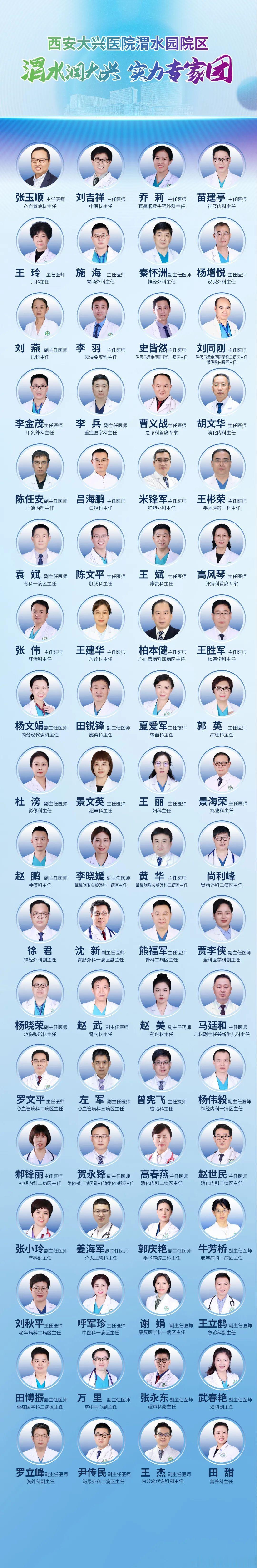 西安大兴医院渭水园院区53个学科即将启航 ​​​