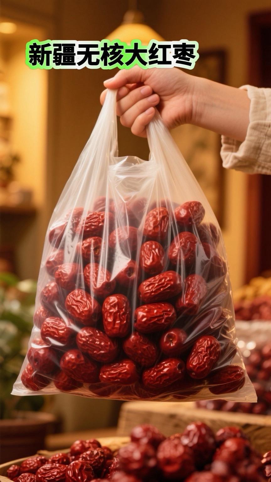 新疆无核大红枣。红枣枸杞茶冲泡流程 1. 准备食材与器具：备好适量新疆...