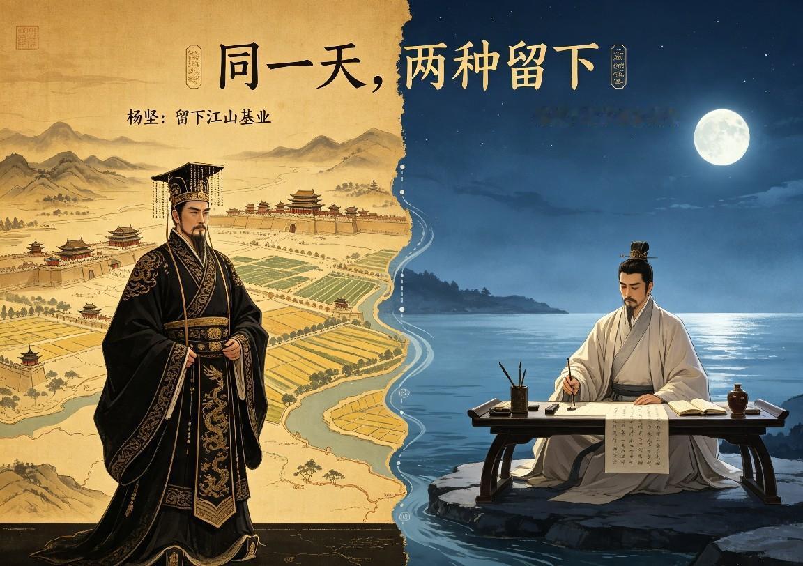 8月13日：同一天，两种“留下”——有人留下江山基业，有人留下千古词句！
 
历