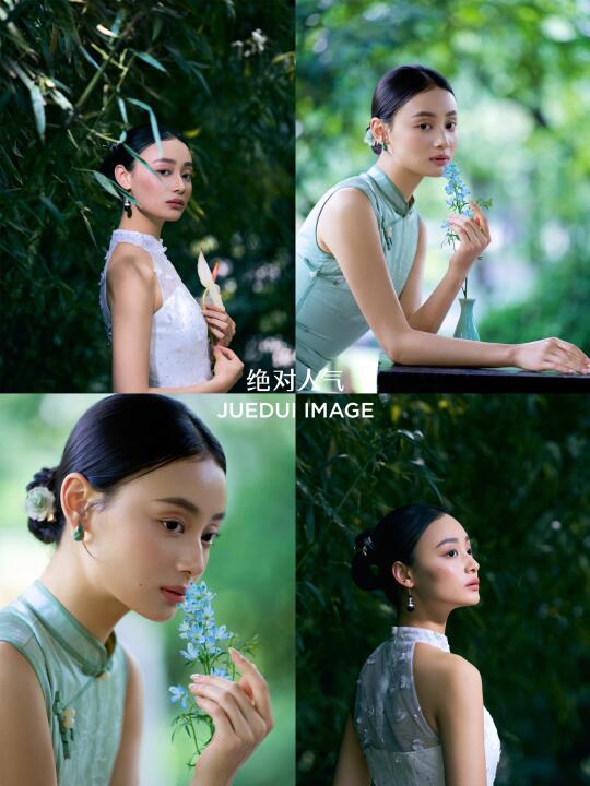 园林旗袍肖像｜邂逅江南的温婉与诗意