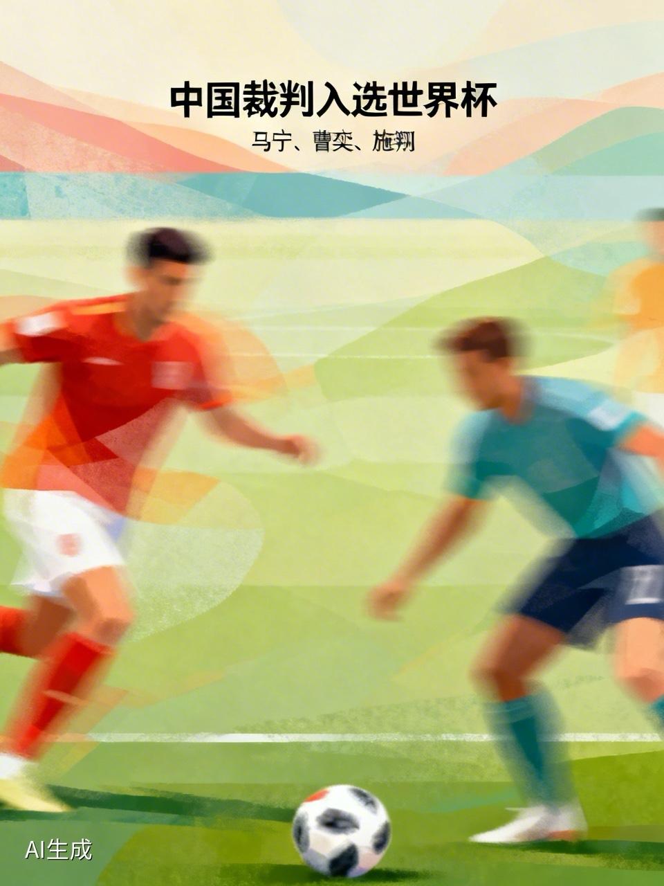 3名中国裁判入选世界杯裁判名单，这可太牛了！要知道世界杯那可是全球顶级的足球赛事