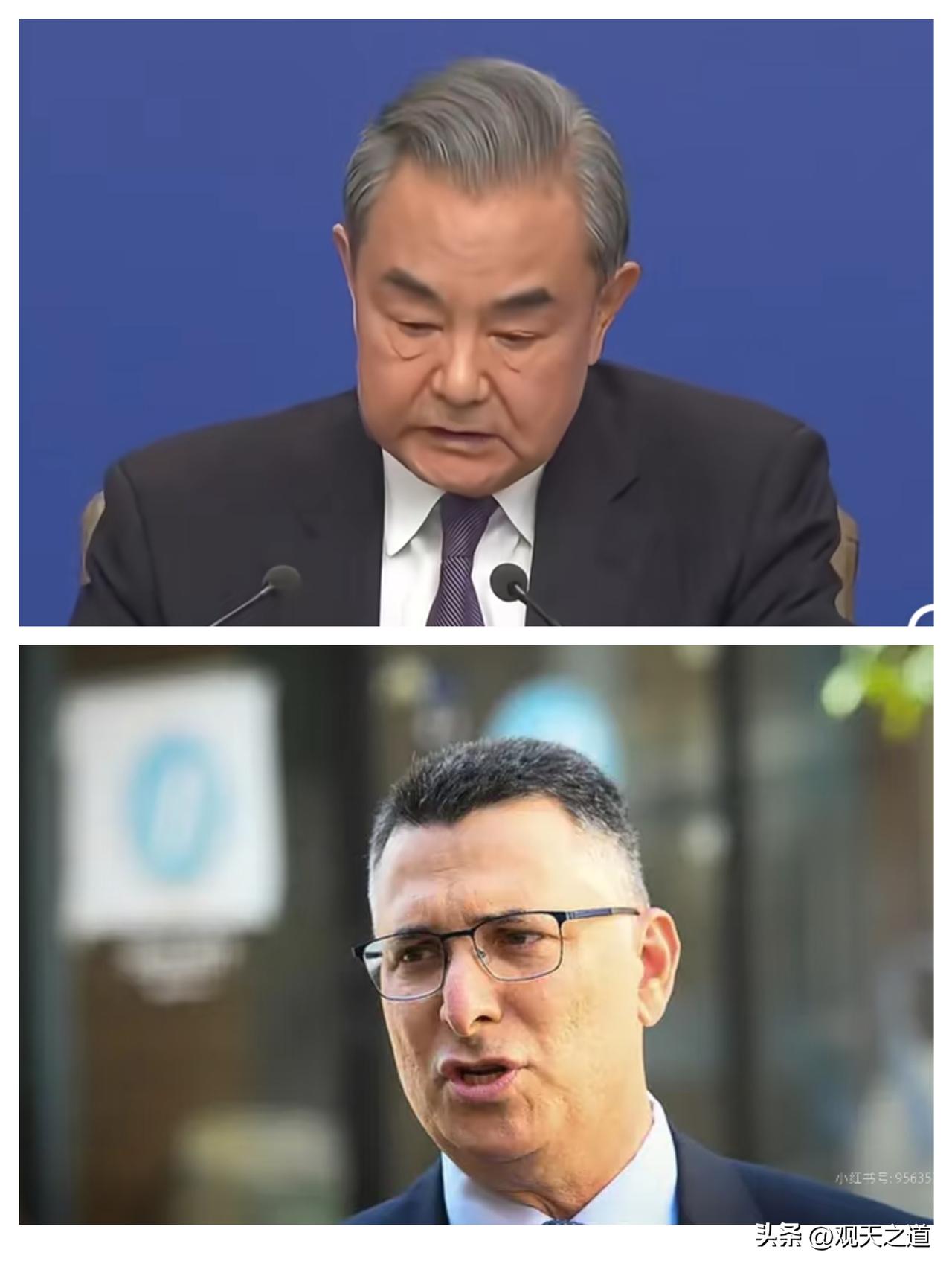 王毅同以色列外长萨尔通电话。
战火刚要降温，关键通话就来了！中东这盘大棋，终于有