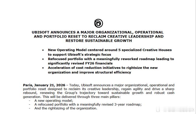 【育碧市值仅5.5亿欧元！单日股价暴跌33%，公司“大切五块”、狂砍游戏网页链接