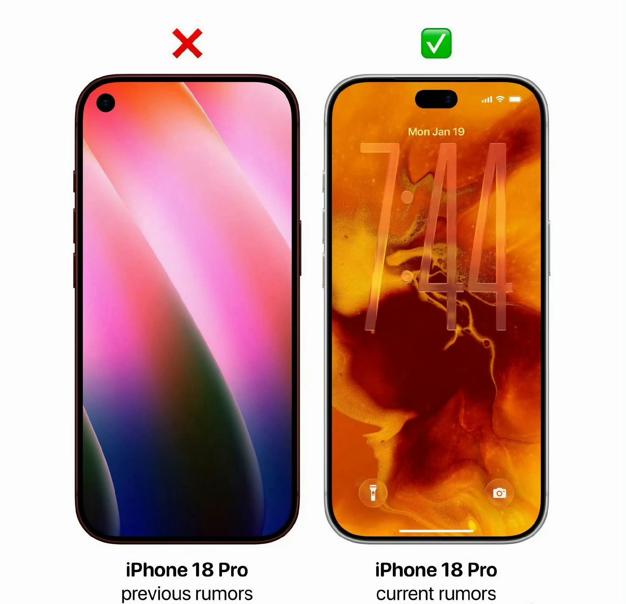 iPhone18系列被曝迎来十大升级–灵动岛缩小，前置单孔–透明后盖，后盖拼凑玻