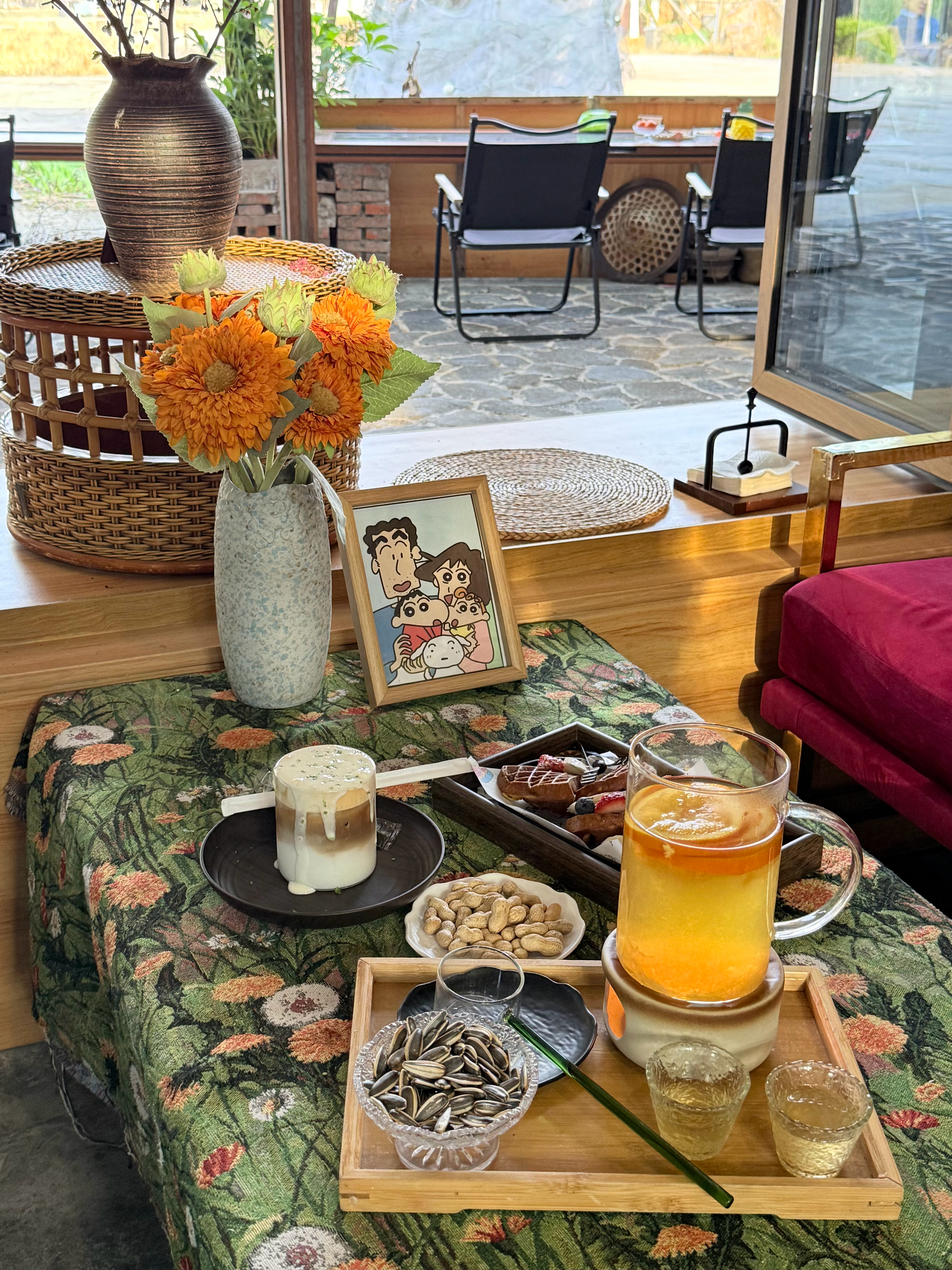 "树与光"🍃看似美美下乡玩，实则是考试考点太偏没招了希望四月顺利结束东奔西走的