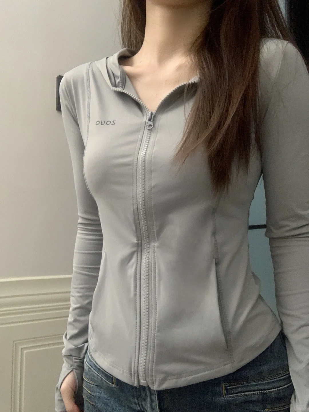 收腰防晒衣好显瘦啊….