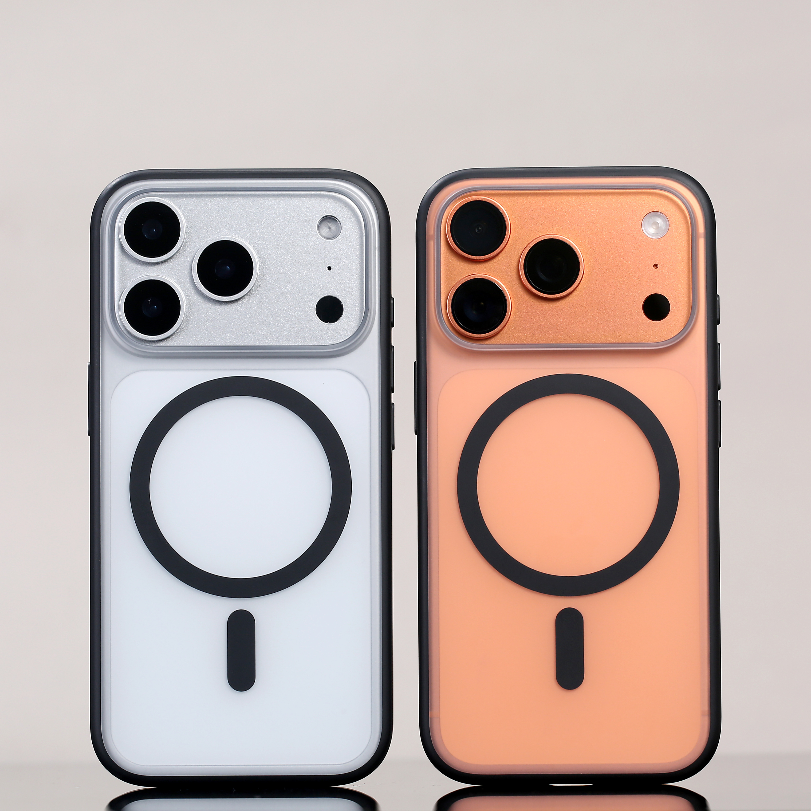 iPhone17Pro 013 滑滑的细纹款下午五点上磁吸黑。iPhone17P