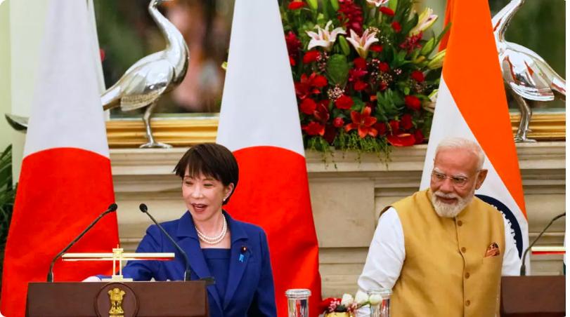 日本首相访印度将投资两兆 莫迪与高市以兄妹相称

日本首相高市早苗日本时间 7 