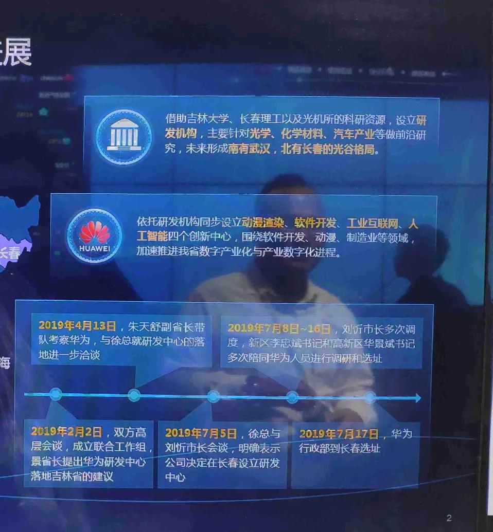 华为长春研究所当年怎么落户长春的，这两张图片有详细介绍。如今，华为区域总部和研发