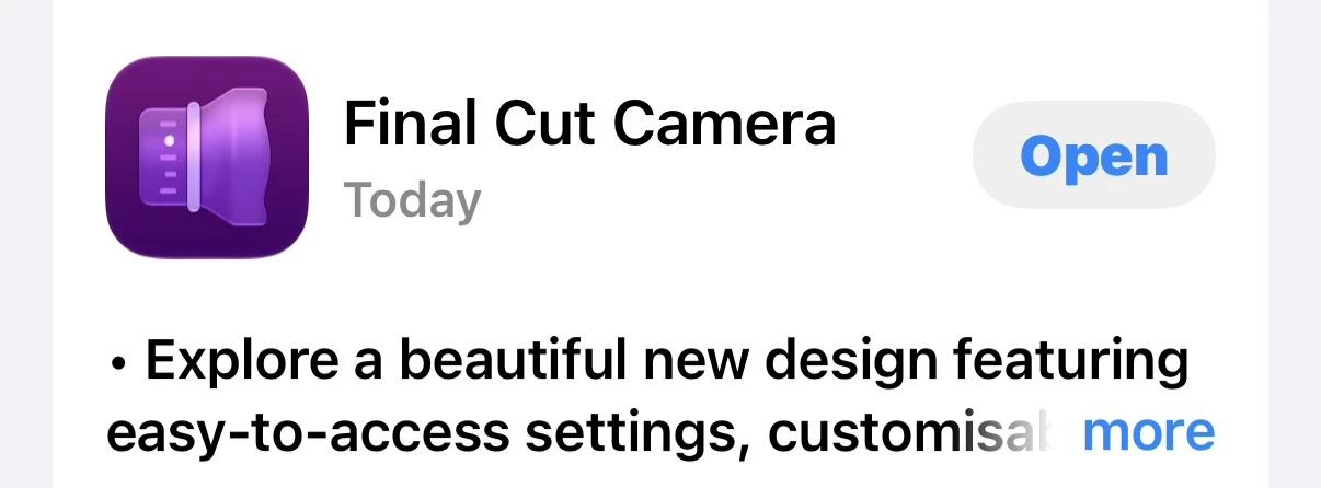 苹果系软件组团更新，终于修复了
final cut pro 终于修复了删除卡顿问