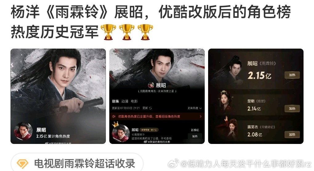 正午大古装集均1300也是闹麻了挽尊的点都不好找吧
