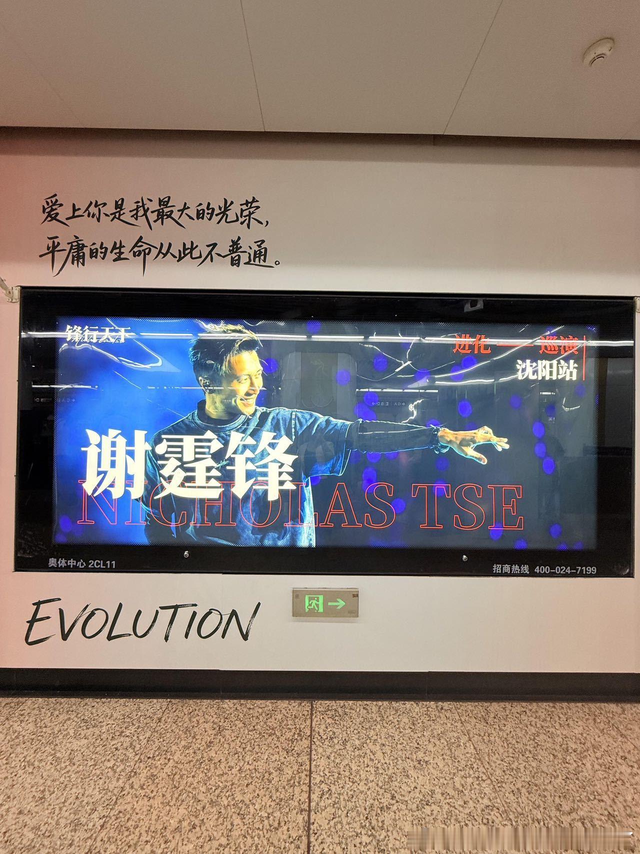 在沈阳到处偶遇谢霆锋沈阳爆改谢霆锋痛城离演唱会还有两天，沈阳已经被谢霆锋全面占领