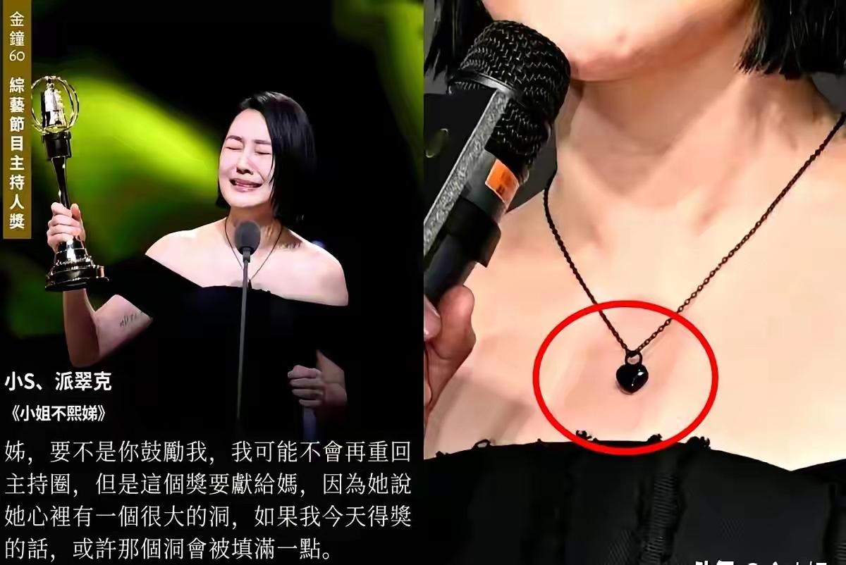 小S真的变得很稳重了，经历了这么多，她选择改变，只有变了，才能让自己更加强大。真