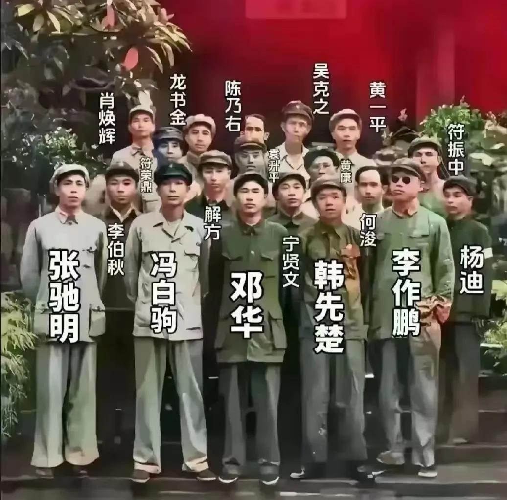 1937年红军主力改编为八路军不久，仅担任副团长的4位开国上将分别是谁？
第一位