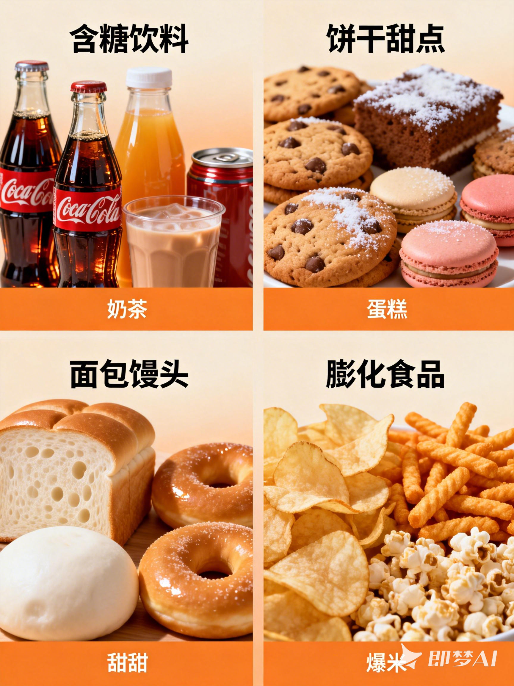 劣质碳水是慢性炎症推手劣质碳水生活中还是很常见的，甚至于我们经常吃的馒头、米饭等