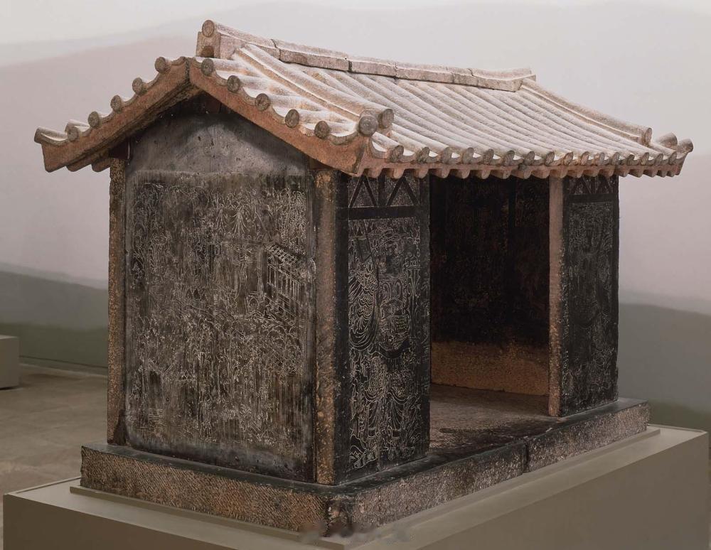 #纸上探墓# 还是有点想完整地画一遍宁懋石室，除了图不太清晰以外，就是有点累[允