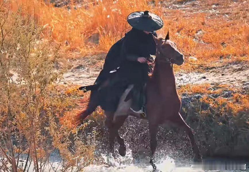 谁来懂一下丁禹兮这个平原策马，完全武侠味拉满了😭 ​​​