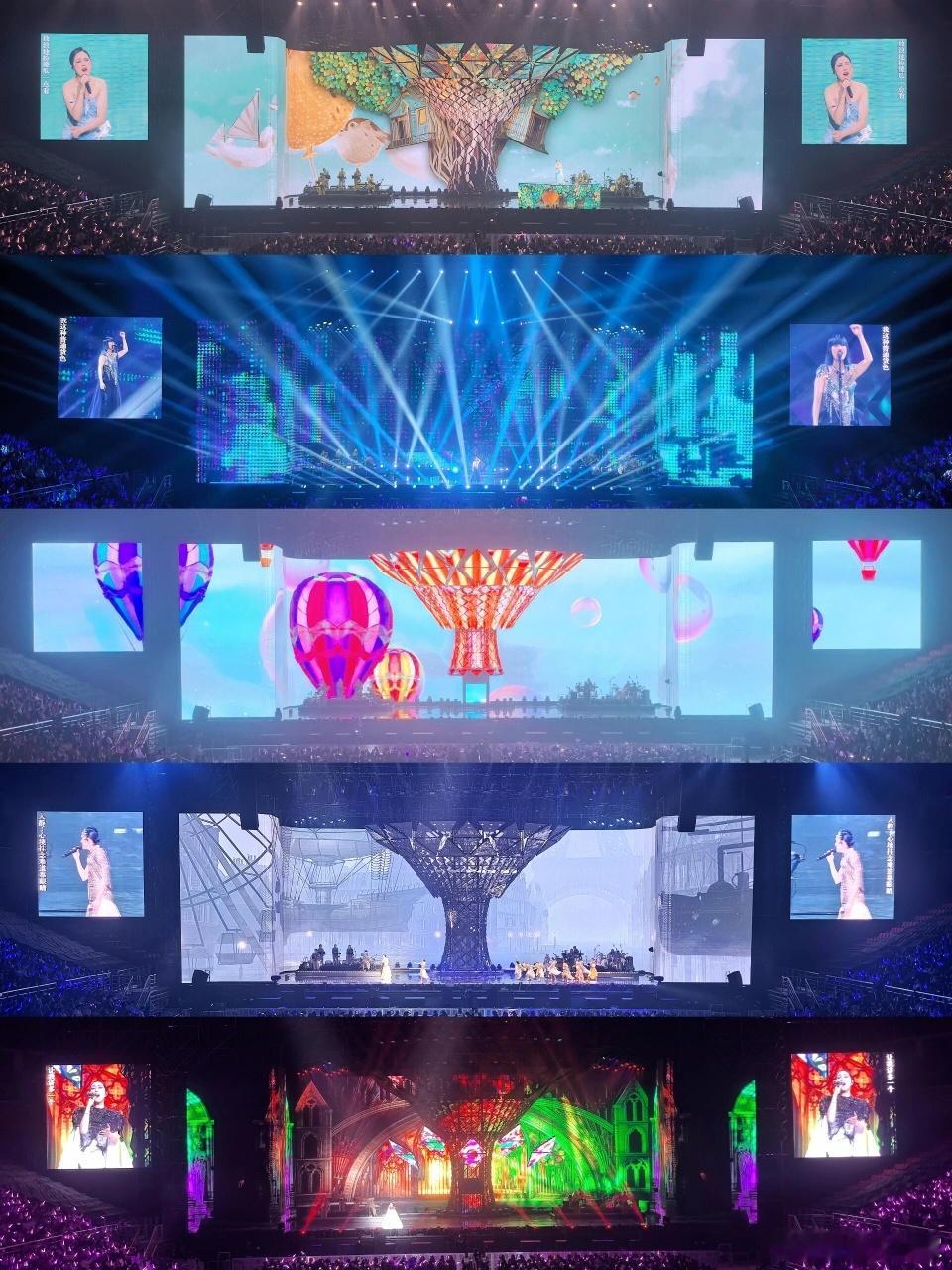 杨千嬅把两个红磡搬到成都该说不说我感觉成都这两场真的太值了，舞台直接翻倍扩建，感