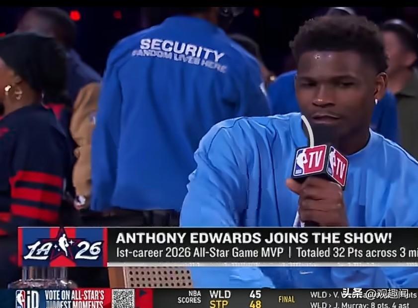 爱德华兹吐槽约基奇和东契奇不打全明星！

爱德华兹谈美国队vs 世界队：“没有不