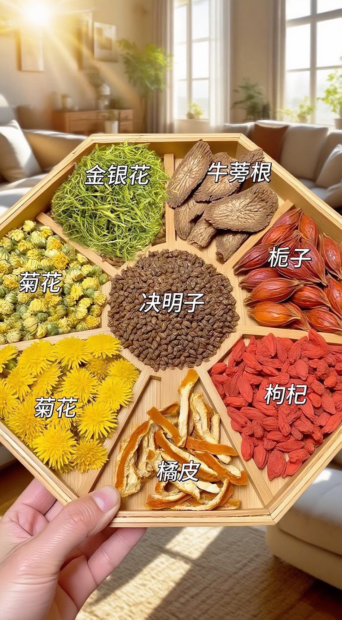 这款菊花决明子蒲公英枸杞茶，你每天都喝了吗？!配料表:蒲公英、菊花、决...