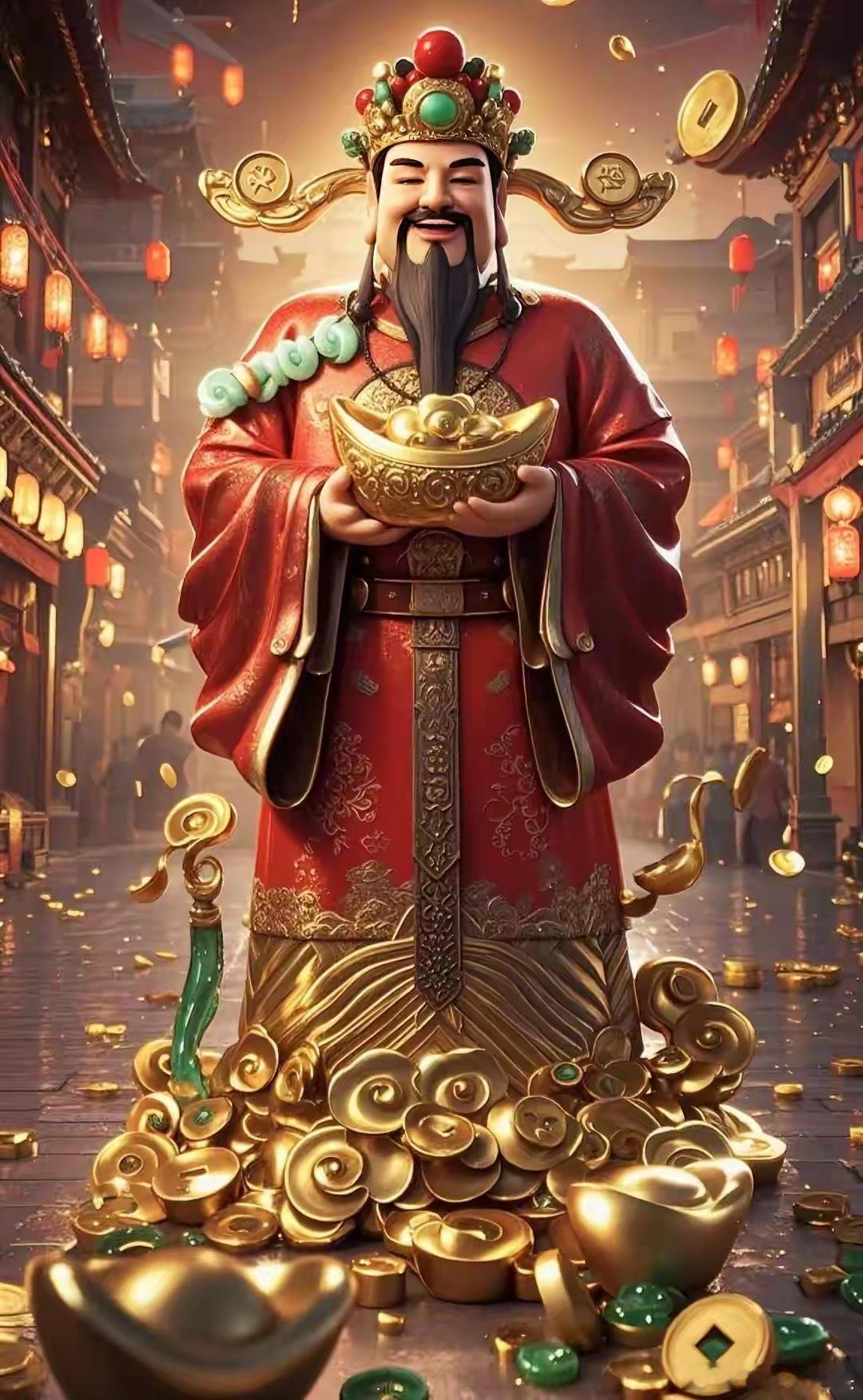 今天是周五，我们还是一如既往接财神，我们把财神爷接回家，我们后半辈子都会发发发[