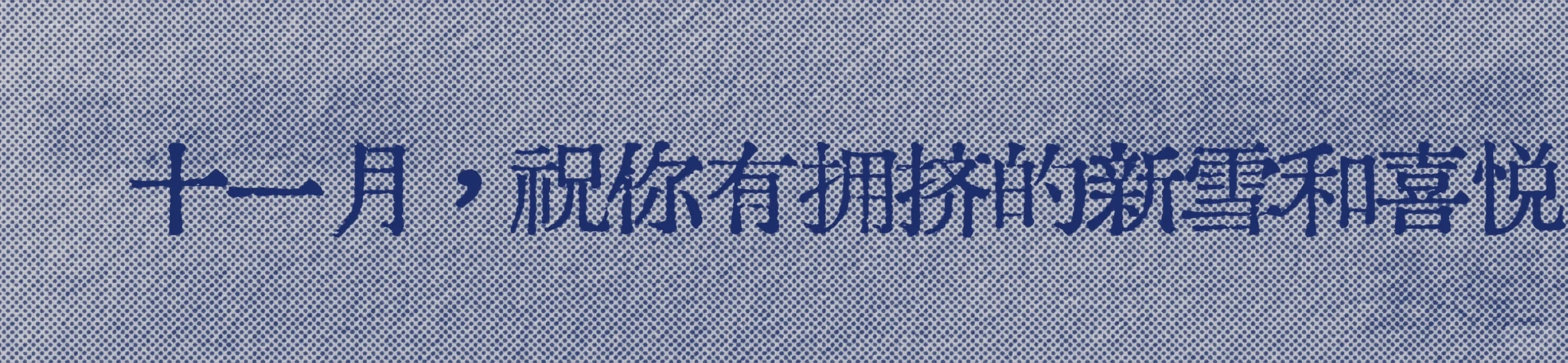 有关十一月，突然喜欢的一句