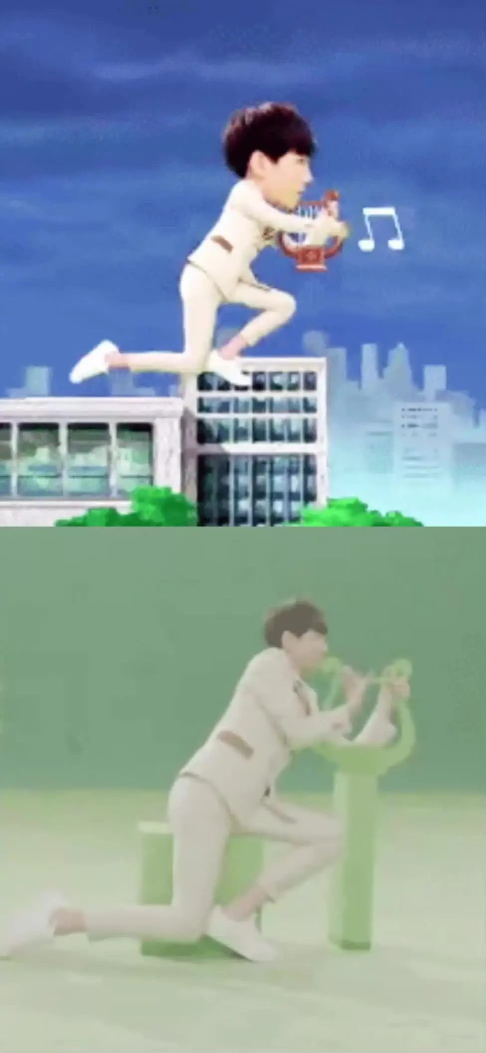 原来是这么拍的哈哈 太可爱了🫢