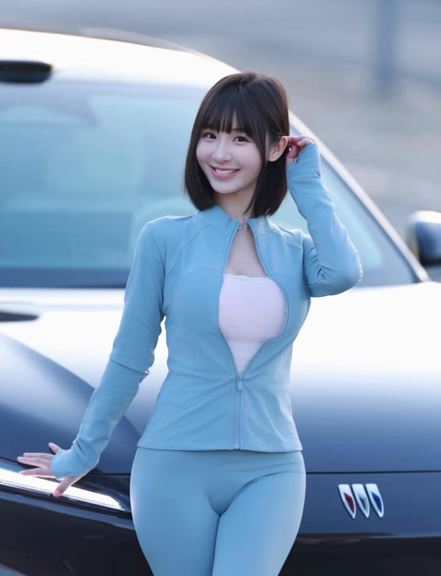 别克至境l7 这车还是挺符合东方人的审美的，这位女车主（或者博主）颜值更没得挑