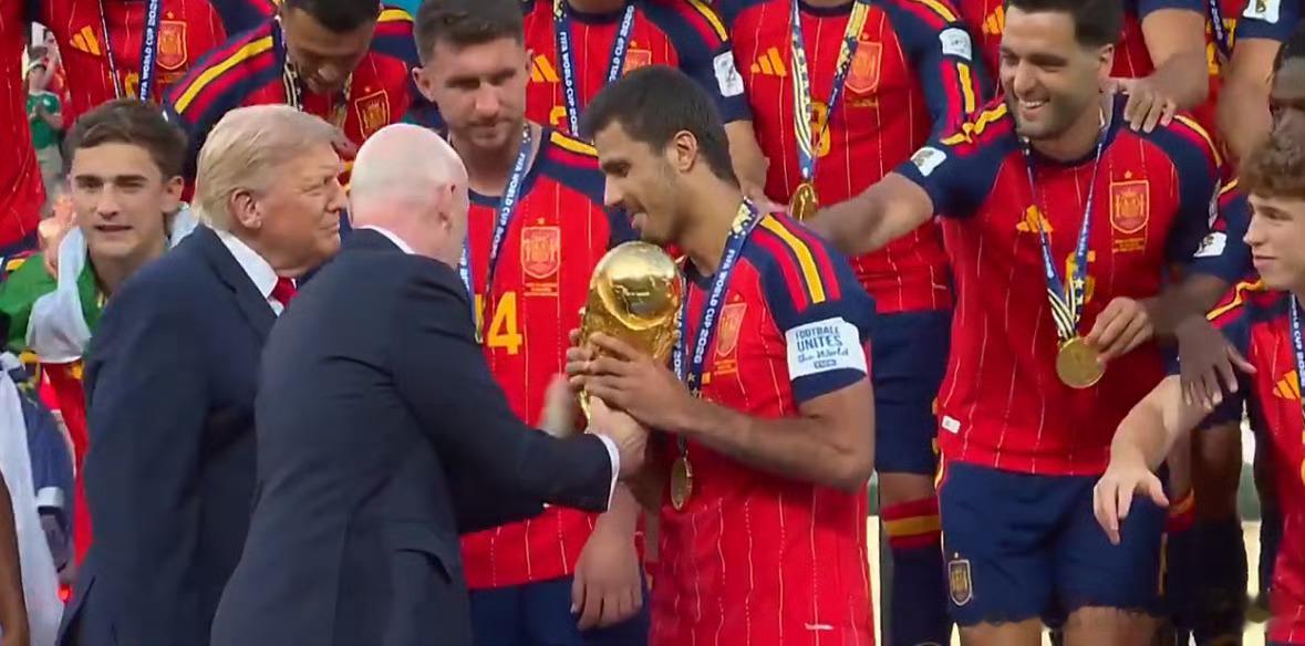 西班牙冠军恭喜西班牙🇪🇸夺得2026年美加墨世界杯总冠军🏆….现在大家知道