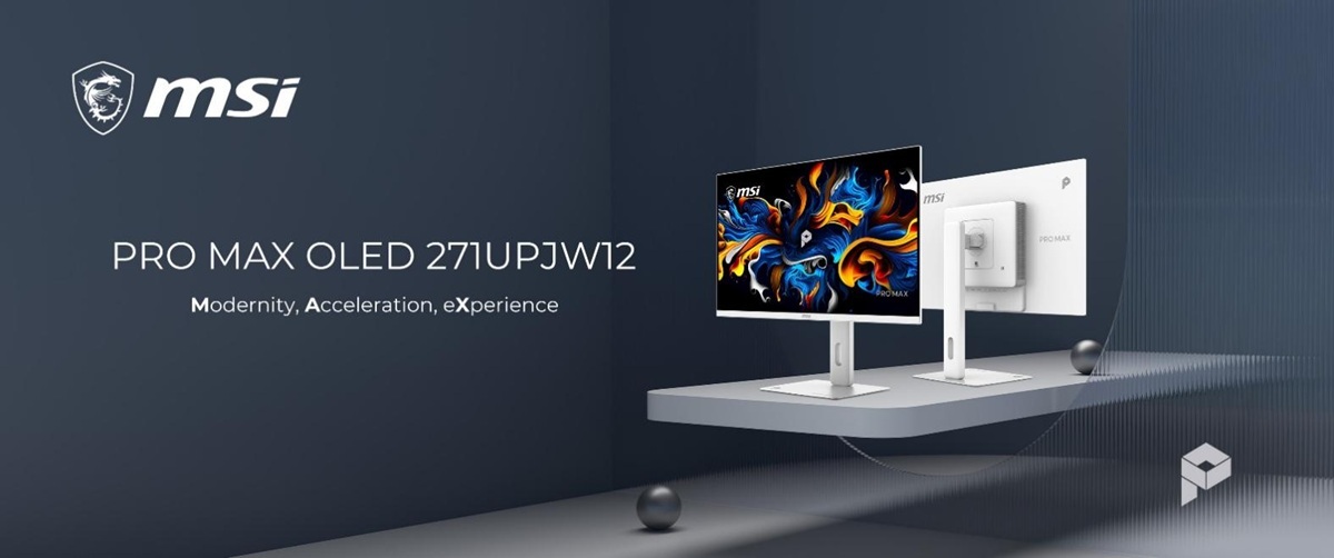 微星发布全球首款27英寸4K IJP OLED显示器：PRO MAX OLED 