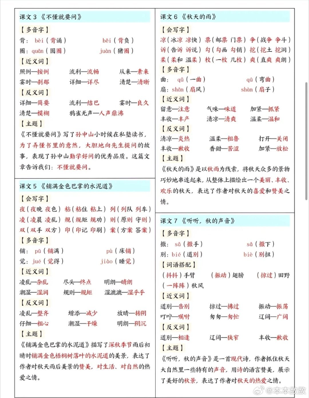 二升三就是在淘汰主次不分的家长，这是我见过的最全二升三暑假规划 