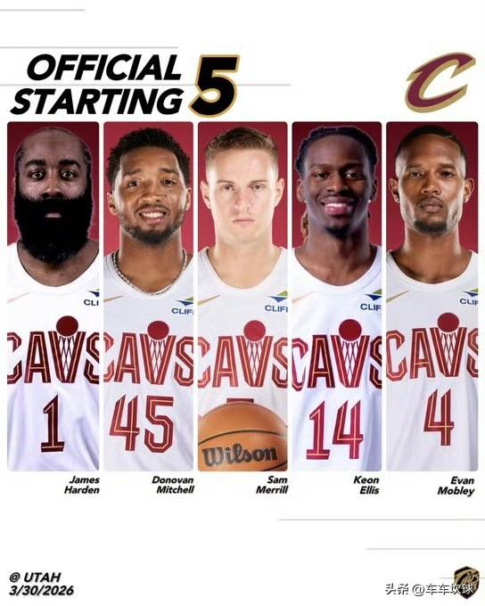 骑士队的四后卫首发来了[机智]​这是想赢还是想输？

伤病报告——骑士 vs 爵