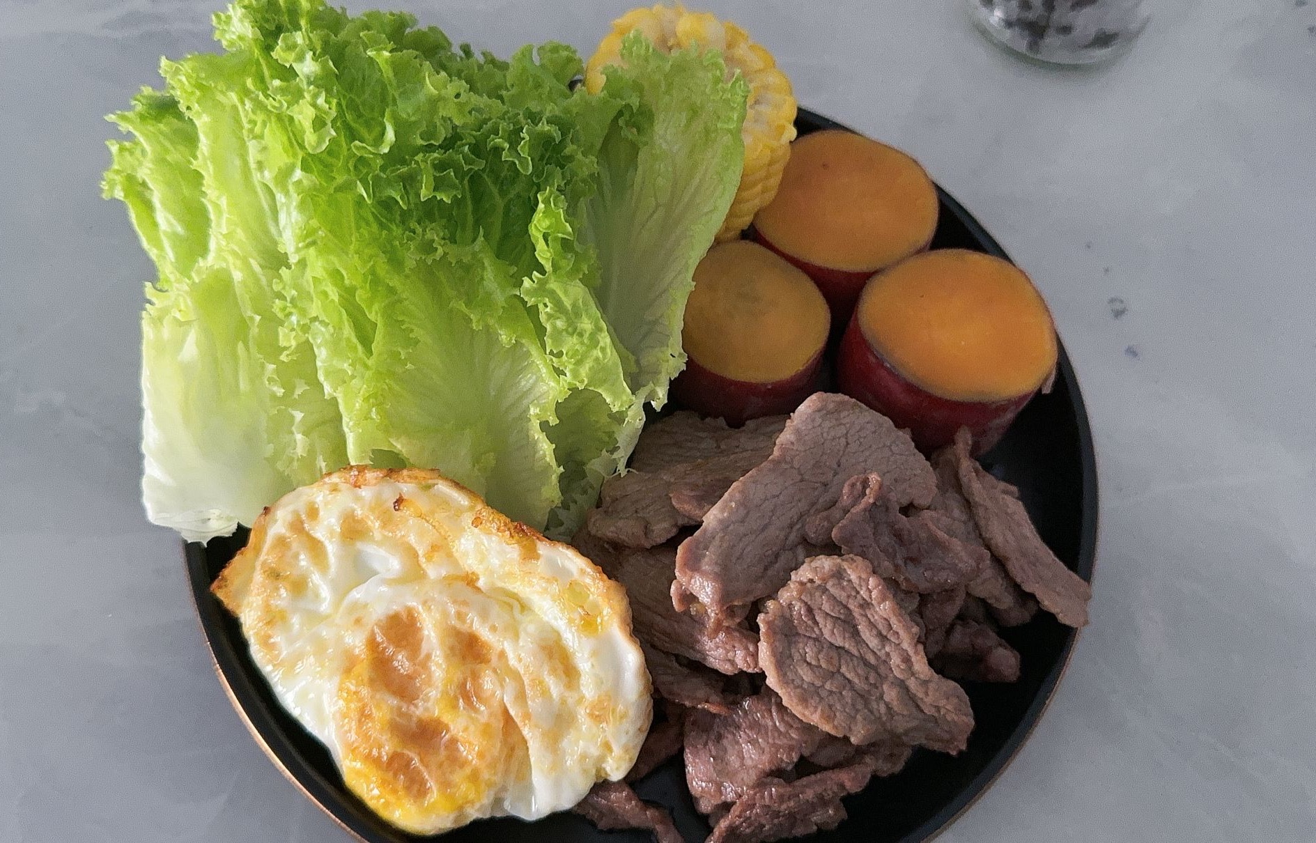猫饭Day4 够清淡的（但红薯真的很好吃！！ 