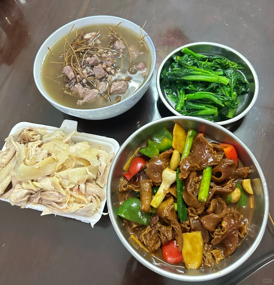 广州一家四口的晚餐！