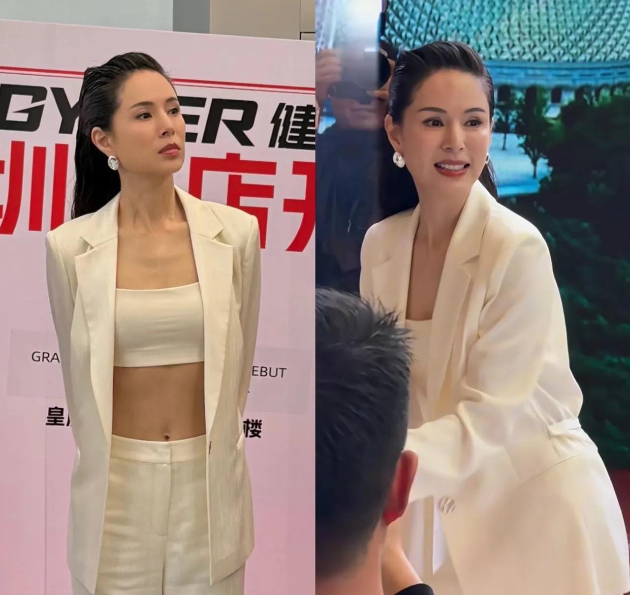 李若彤这状态，真不是“冻龄”俩字能概括的。
 
我那做塑形教练的朋友说得实在：快