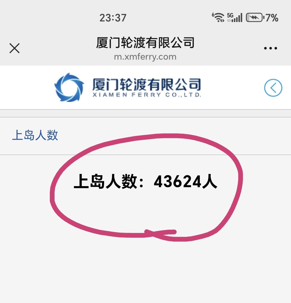 【8月6日，厦门鼓浪屿上岛人数超过4.3万人次】

这几天，厦门以多云天气为主，